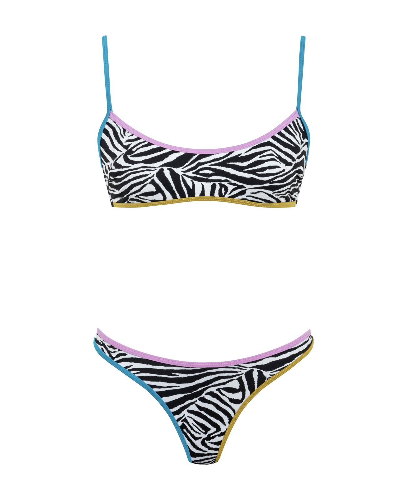 zebra print bralette